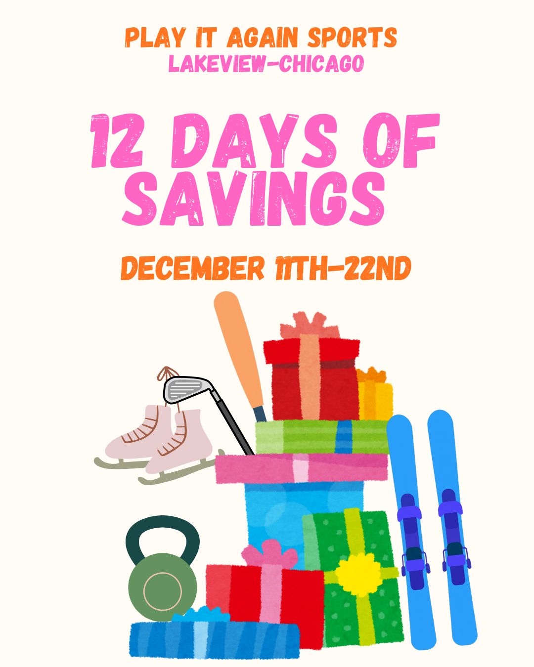Graphic for 12 days of savings